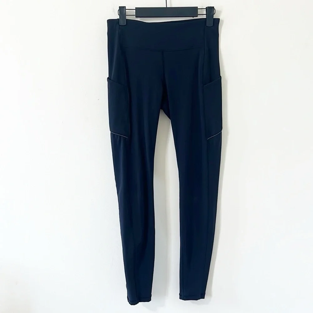 Lululemon Speed Up Tight Full On Luxtreme 28” Black Size 6 - Picture 2 of 11